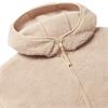 Gym+Coffee Ladies Industry Fleece Hooded Full Zip Natural