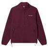 Gym+Coffee Ladies Polar Half Zip Fleece Cherry Crush