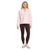 Gym+Coffee Ladies Polar Half Zip Fleece Ballet Pink