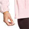 Gym+Coffee Ladies Polar Half Zip Fleece Ballet Pink