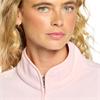 Gym+Coffee Ladies Polar Half Zip Fleece Ballet Pink