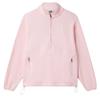 Gym+Coffee Ladies Polar Half Zip Fleece Ballet Pink