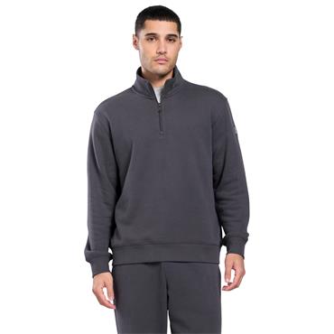 Gym+Coffee Gents Daily Quarter Zip Charcoal
