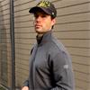 Gym+Coffee Gents Daily Quarter Zip Charcoal