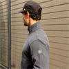 Gym+Coffee Gents Daily Quarter Zip Charcoal