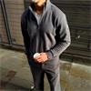Gym+Coffee Gents Daily Quarter Zip Charcoal