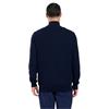 Gym+Coffee Gents Quarter Zip Knit Sweatshirt Twilight Navy