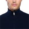 Gym+Coffee Gents Quarter Zip Knit Sweatshirt Twilight Navy