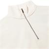 Gym+Coffee Ladies Sierra Half Zip Sweatshirt Warm White