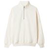 Gym+Coffee Ladies Sierra Half Zip Sweatshirt Warm White