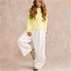 Gym+Coffee Ladies Knit Half Zip Sunshine Yellow