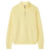 Gym+Coffee Ladies Knit Half Zip Sunshine Yellow