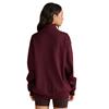 Gym+Coffee Ladies Knit Half Zip Grape Noir