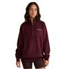 Gym+Coffee Ladies Knit Half Zip Grape Noir