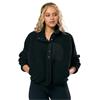 Gym+Coffee Ladies Horizon Layer Up Full Snap Jacket Black