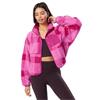 Gym+Coffee Ladies Horizon Layer Up Jacket Sunrise Pink Print