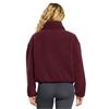 Gym+Coffee Ladies Industry Fleece High Collar Jacket Cherry Crush