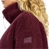 Gym+Coffee Ladies Industry Fleece High Collar Jacket Cherry Crush