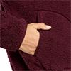Gym+Coffee Ladies Industry Fleece High Collar Jacket Cherry Crush