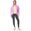 Gym+Coffee Ladies Industry Fleece High Collar Jacket Neon Pink