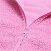 Gym+Coffee Ladies Industry Fleece High Collar Jacket Neon Pink