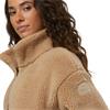 Gym+Coffee Ladies Industry Fleece High Collar Jacket Sandstone