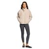 Gym+Coffee Ladies Industry Fleece High Collar Jacket Natural