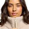 Gym+Coffee Ladies Industry Fleece High Collar Jacket Natural