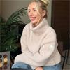Gym+Coffee Ladies Industry Fleece High Collar Jacket Natural