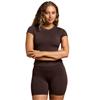 Gym+Coffee Ladies Soft Motion Day Kind Tee Mocha Bean