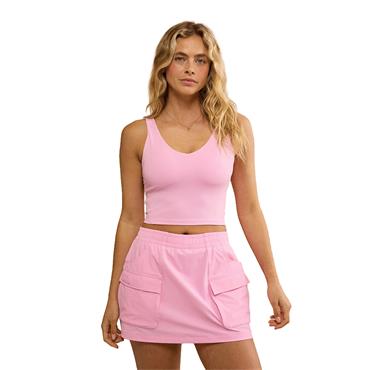 Gym+Coffee Ladies Soft-Motion Tank Top Pink Blossom