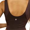 Gym+Coffee Ladies Soft-Motion Tank Top Mocha Bean