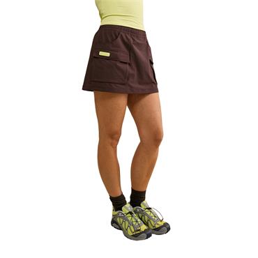Gym+Coffee Ladies Utility Skort Mocha Bean