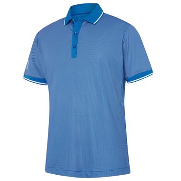 Galvin Green Gents Miller Breathable Polo Shirt Royal Blue - White
