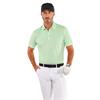 Galvin Green Gents Miller Breathable Polo Shirt White - Fresh Green