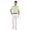Galvin Green Gents Miller Breathable Polo Shirt White - Fresh Green