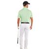 Galvin Green Gents Miller Breathable Polo Shirt White - Fresh Green