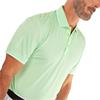 Galvin Green Gents Miller Breathable Polo Shirt White - Fresh Green