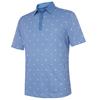 Galvin Green Gents Marley Polo Shirt Moonlight Blue - White