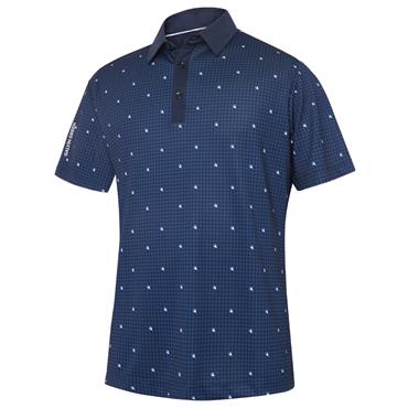 Galvin Green Gents Marley Polo Shirt Navy - White