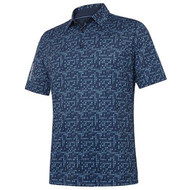 Galvin Green Gents Marlo Polo Shirt Moonlight Blue - Navy