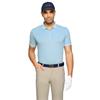 Galvin Green Gents Moon Breathable Polo Shirt Crystal Blue - Sand