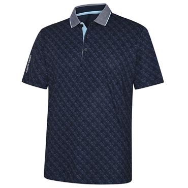 Galvin Green Gents Mansfield Breathable Polo Shirt Navy