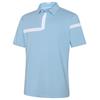 Galvin Green Gents Morley Breathable Polo Shirt Crystal Blue - White