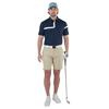 Galvin Green Gents Morley Breathable Polo Shirt Navy - White