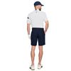 Galvin Green Gents Morley Breathable Polo Shirt White - Navy