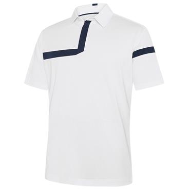 Galvin Green Gents Morley Breathable Polo Shirt White - Navy