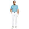 Galvin Green Gents Martinez Breathable Polo Shirt Crystal Blue - Green
