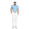 Galvin Green Gents Mendez Breathable Polo Shirt Crystal Blue - Green