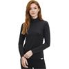 Calvin Klein Golf Ladies Quinta ¼ Zip Top Black